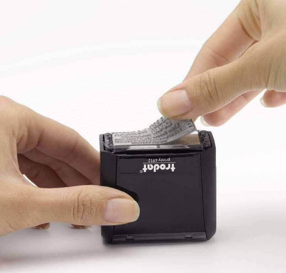 Gomma di ricambio per timbro printy 4914 (64x26mm) - Morando Timbri