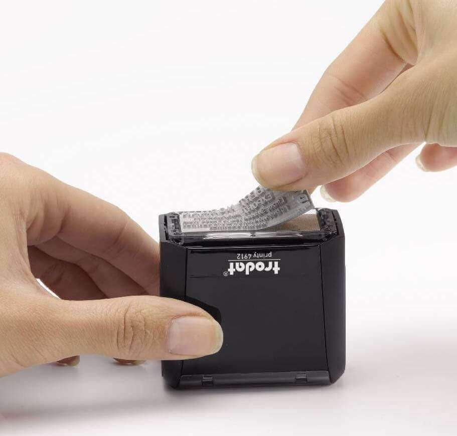 Gomma di ricambio per Timbro printy 4925 (75x38mm) - Morando Timbri