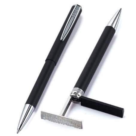 Gullor Bolígrafo 2019YA con clip plateado – negro – Yaxa Gullor Bolígrafo 2019YA con clip plateado – negro – Yaxa