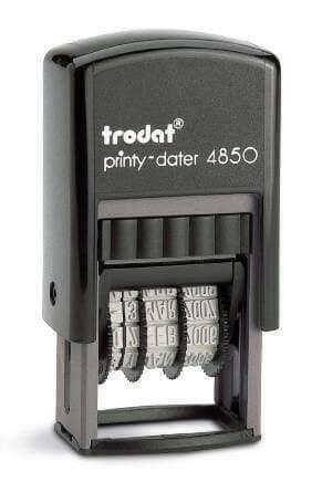 Timbro datario autoinchiostrante piastra Trodat 4850 - Timbri24.store