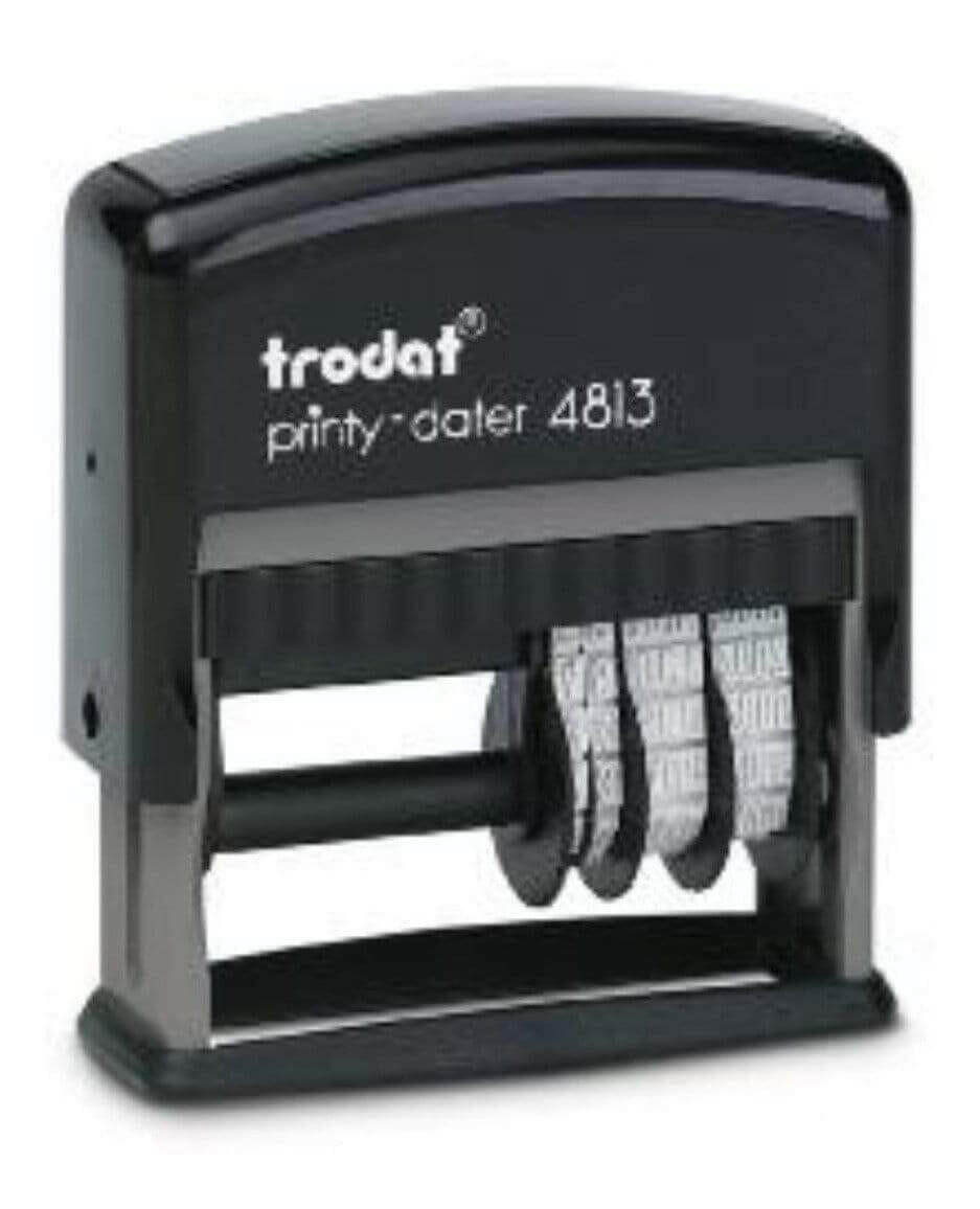 Timbro datario autoinchiostrante piastra Trodat 4813 - Timbri24.store