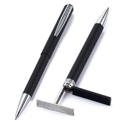 Penna a Sfera con Timbro incorporato Goldring smart style argento 309101 - Morando Timbri