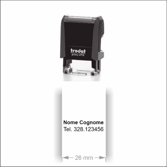 Timbro Trodat Printy 4910 (26x9mm) - Timbri24.store