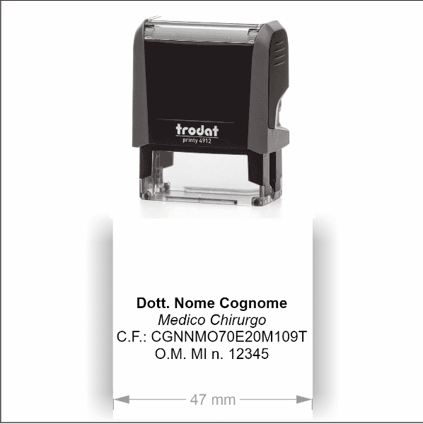 Timbro Trodat Printy 4912 (47x18mm) - Timbri24.store