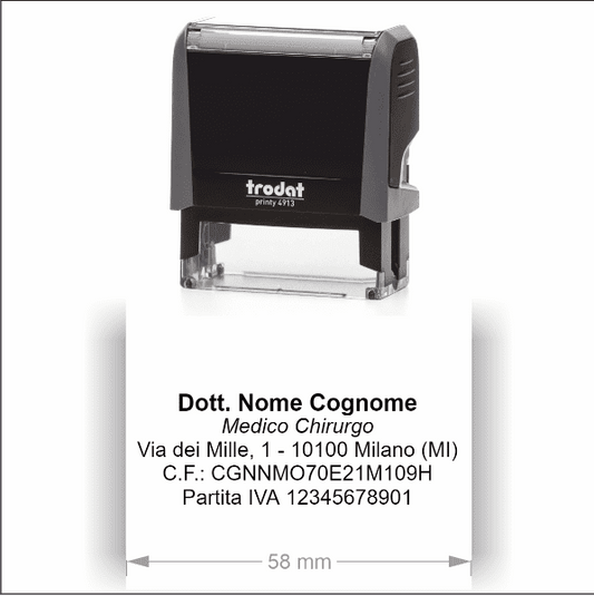 Timbro Trodat Printy 4913 (58x22mm) - Timbri24.store