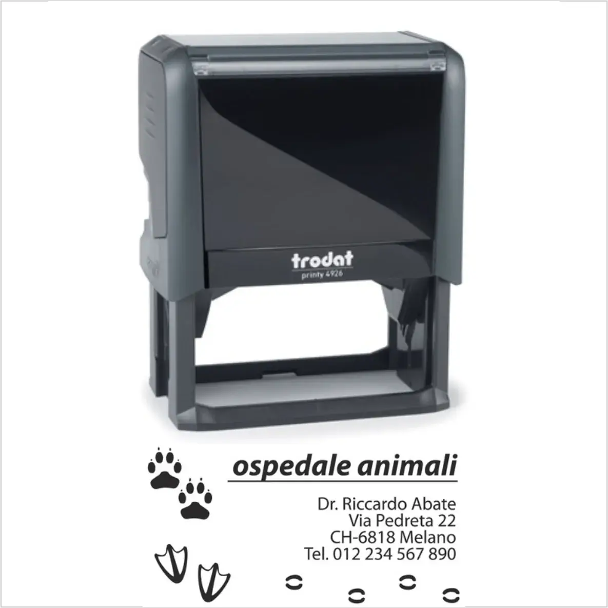 Timbro Autoinchiostrante Trodat Printy 4926 (75x38mm) - Morando Timbri