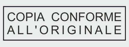 Timbro COPIA CONFORME ALL'ORIGINALE - Morando Timbri