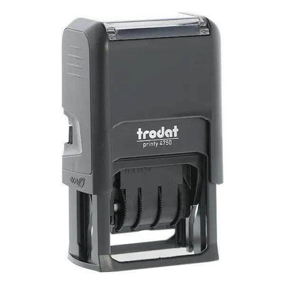 Timbro datario autoinchiostrante con piastra Trodat 4750 - Timbri24.store