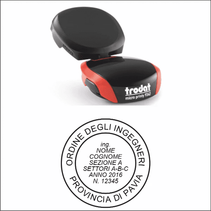 Timbro Trodat Micro Printy 9342 (ø 42 mm) - Morando Timbri