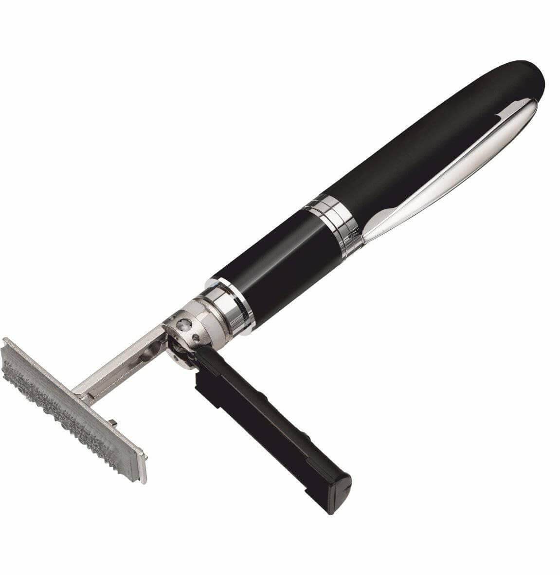 Penna Stilografica con Timbro Heri Nero 80321 - Timbri24.store