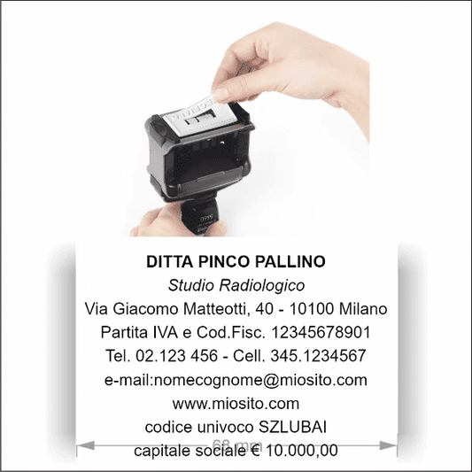 Gomma di ricambio per Timbro Professional 5208 - Morando Timbri